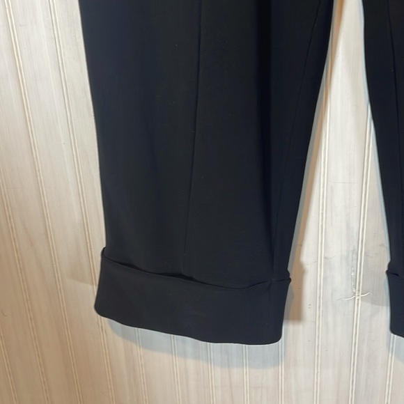 SYMPLI  BLACK PULL ON CROPPED CUFFED PANT 10 - Picture 3 of 5
